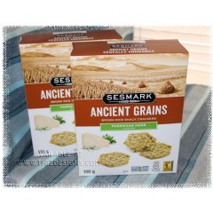 Sesmark Ancient Grains Gluten Free Crackers | Parmesan Herb